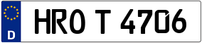 Truck License Plate